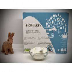 Oslí mléko pasterizované a lyofilizované bio 400 g Biomilkey