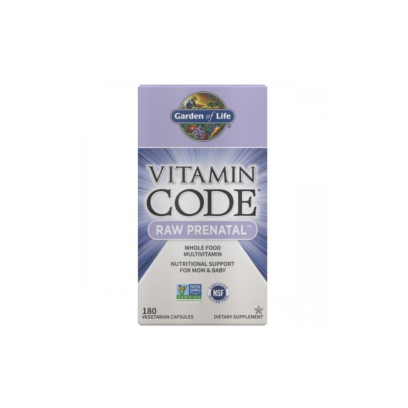 Garden of Life Vitamin code raw prenatal 180 kapslí