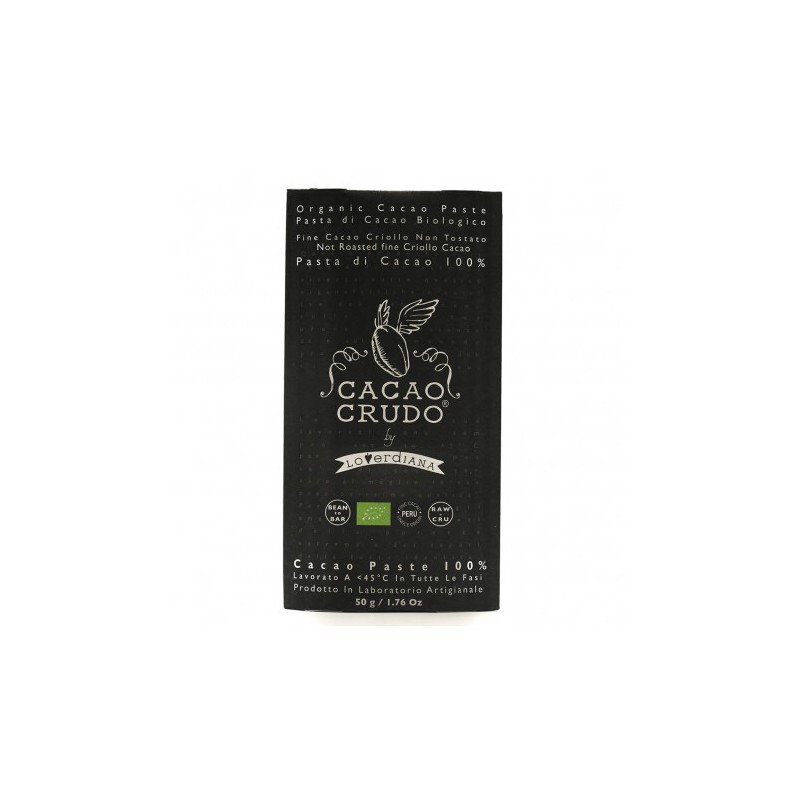Cacao Crudo RAW hořká čokoláda 100% Organic 50g