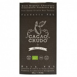 Cacao Crudo RAW hořká čokoláda 90% Organic 50g