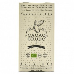 Cacao Crudo RAW hořká čokoláda 80% Organic 50g