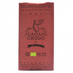 Cacao Crudo RAW hořká čokoláda malina Organic 50g