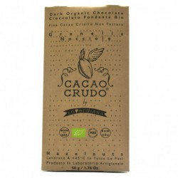 Cacao Crudo RAW hořká čokoláda lískooříšková Organic 50g