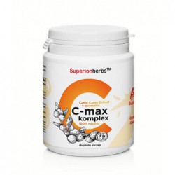 Superionherbs C-Max komplex  přírodní zdroj vitamínu C 90 kapslí