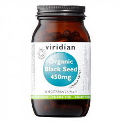 Viridian Black seed 450mg 90 kapslí organic (BIO Egyptský černý kmín)