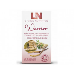 Living Nutrition Fermentované byliny s houbou warrior - cordyceps 60 kapslí