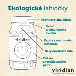 Viridian Olive Leaf extrakt z listů olivovníku 90 kapslí