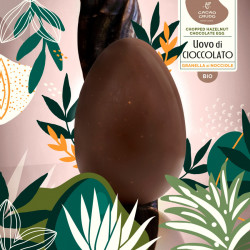 Lískooříškové čokoládové velikonoční vejce BIO RAW 150 g