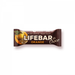 Lifefood Lifebar inchoco pomeranč BIO RAW 40g