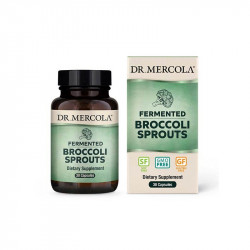 Dr.Mercola Fermentované klíčky z organické  brokolice 400mg 30 kapslí