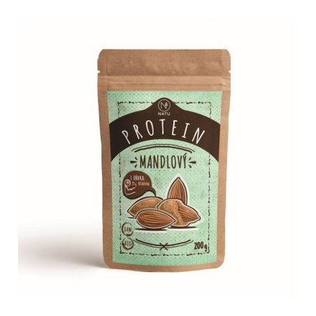 Natu Mandlový protein BIO (odtučněná mandlová mouka) 200g