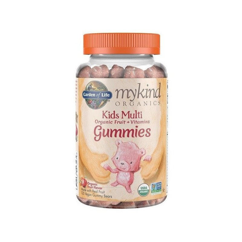 Mykind Organics Multi Gummies Pro Děti z organického ovoce 120 kapslí