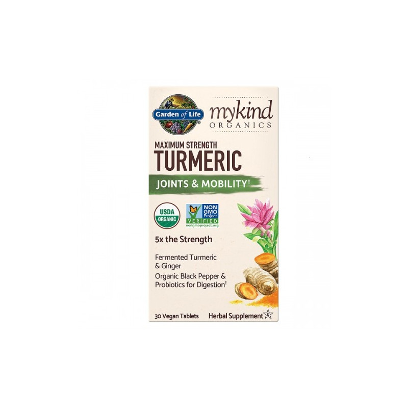 Mykind Organics Maximum Strength Turmeric - Kurkuma 30 tablet