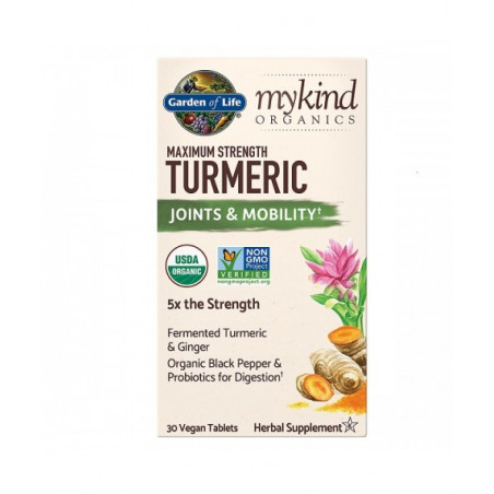 Mykind Organics Maximum Strength Turmeric - Kurkuma 30 tablet