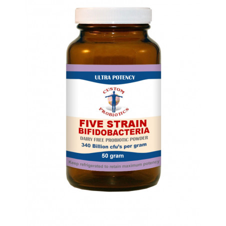 Custom probiotics 5 kmenová probiotika Bifidobakterie 50g