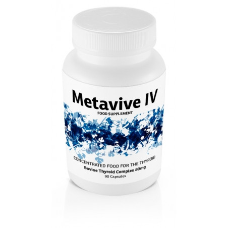 METAVIVE IV hovězí komplex štítné žlázy 80 mg 90 kapslí