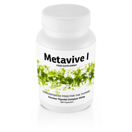 Metavive I – komplex prasečí štítné žlázy 40 mg 180 tobolek