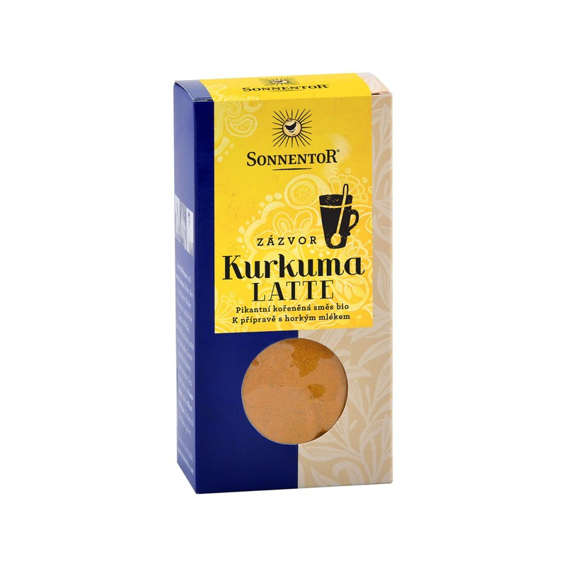 Sonnentor Kurkuma Latte zázvor BIO - k přípravě nápoje 60g