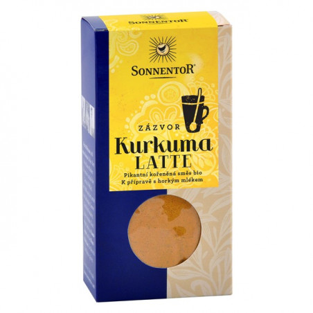 Sonnentor Kurkuma Latte zázvor BIO - k přípravě nápoje 60g
