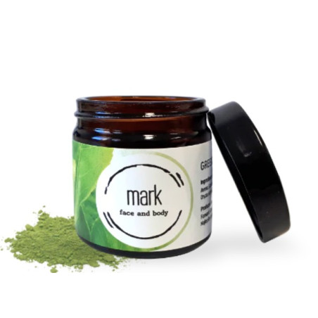 MARK Green Tea Face Mask - ke zmírnění zánětů při akné 30g