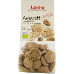 LaSelva Mandlové sušenky Amaretti 100g BIO