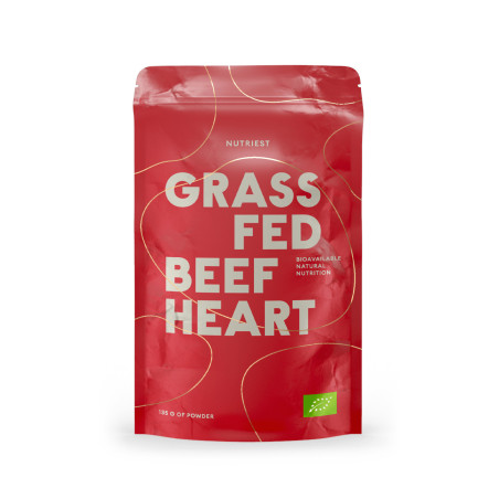 Nutriest BIO Lyofilizované hovězí srdce grass-fed 135g