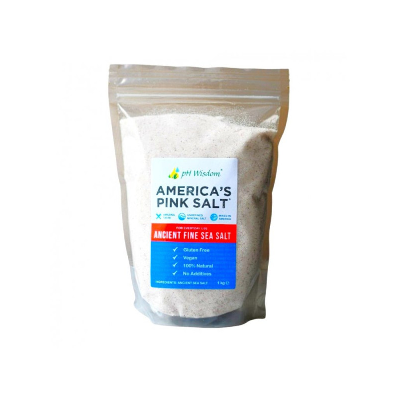 Real Salt America’s pink salt™ Jemně mletá sůl Mořská sůl z Utahu 1kg