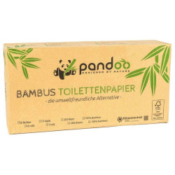 Bambusový toaletní papír třívrstvý PANDOO 8 ks