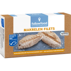 Followfood Filety makrely ve vlastní šťávě 125g MCS