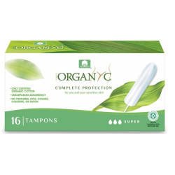 Organyc BIO menstruační tampony SUPER (16 ks)