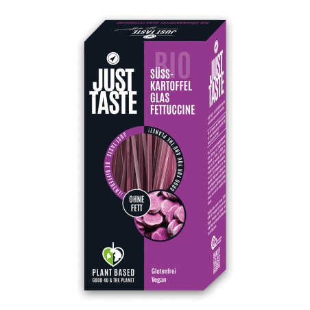 Just Taste BIO Fettuccine z fialových sladkých brambor 250g