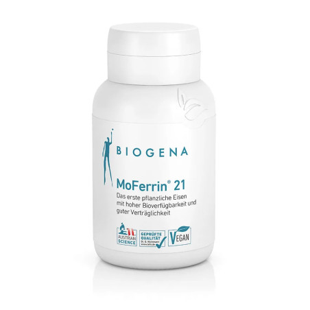 Biogena Rostlinné železo MoFerrin® 21mg 60 kapslí