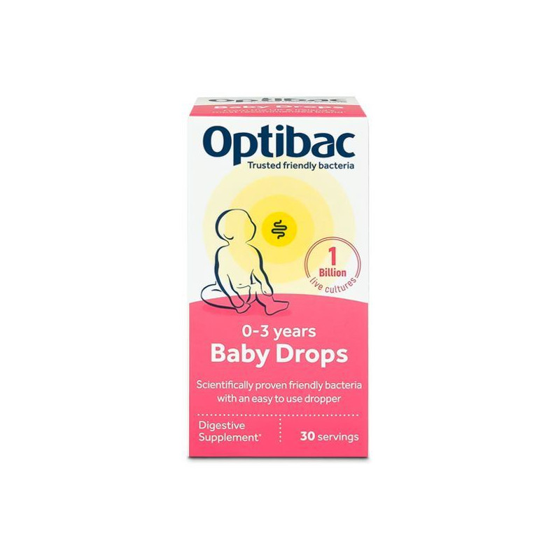 Optibac Baby Drops (Probiotika pro děti v kapkách) 10ml