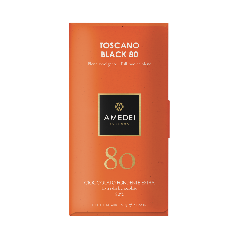 Amedei 80% hořká čokoláda Toscano Black 50g