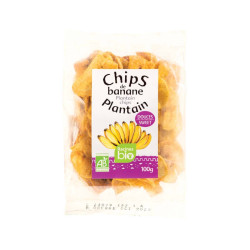 BIO plantejnové chipsy sladké 100 g