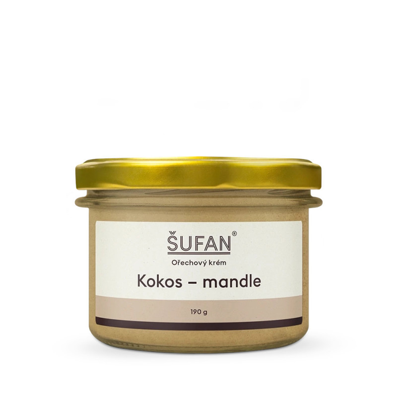 Šufan Kokosovo-mandlové máslo 190g