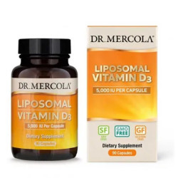 Dr.Mercola Liposomální vitamin D3 5000IU 90 kapslí