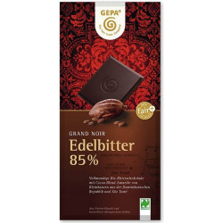 Bio hořká čokoláda s 85 % kakaa 100 g
