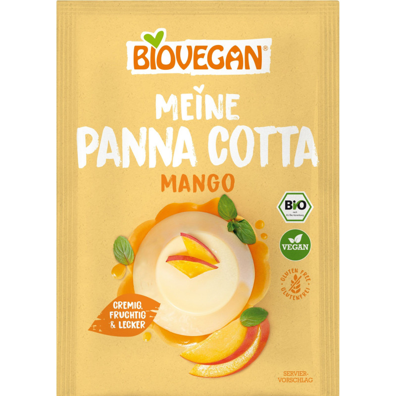 Biovegan Panna cotta mango 38g BIO