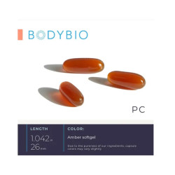 BodyBio PC Liposomální  Phospholipid Complex 100 kapslí (Fosfatidylcholin)