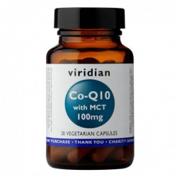 Viridian Co-Q10 with MCT 100mg 30 kapslí