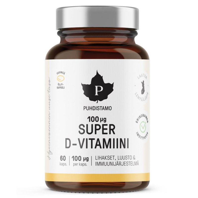 Super D - vitamín 4000 IU, 60 kapslí