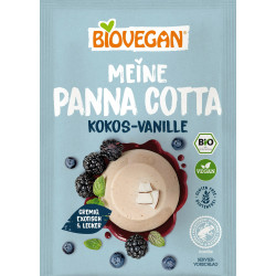 Biovegan Panna cotta kokos & vanilka 46g BIO