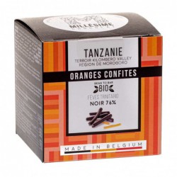 Millesime BIO pomeranč v hořké čokoládě 76 % Tanzanie 75g