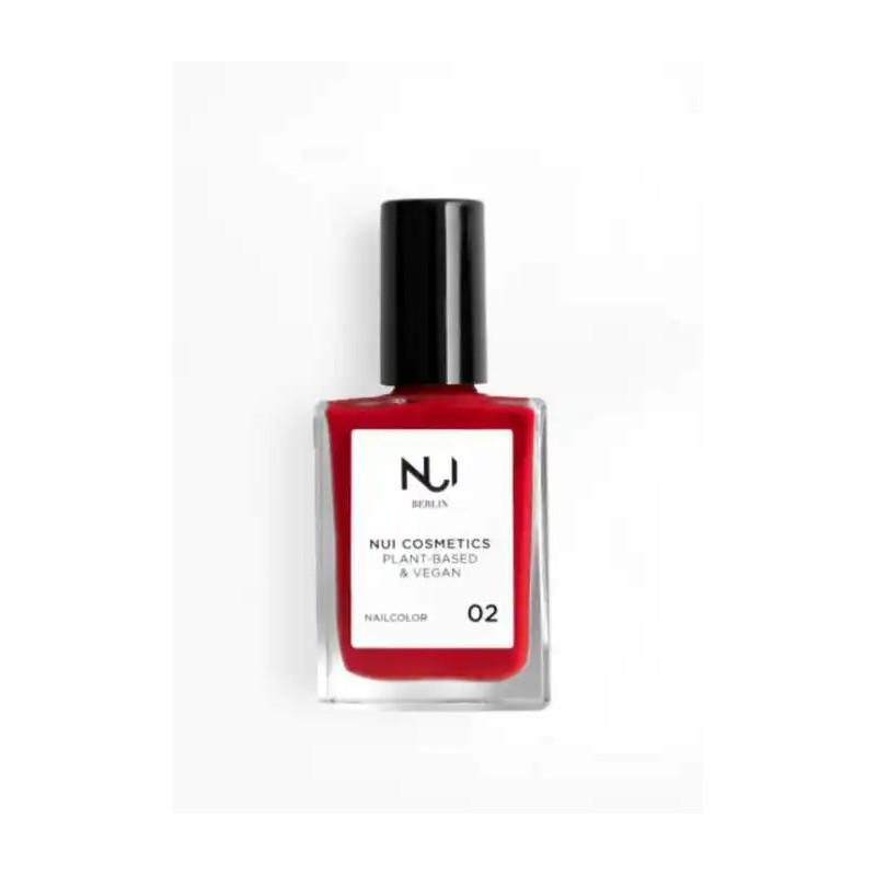 NUI Cosmetics přírodní lak na nehty - 02 RED