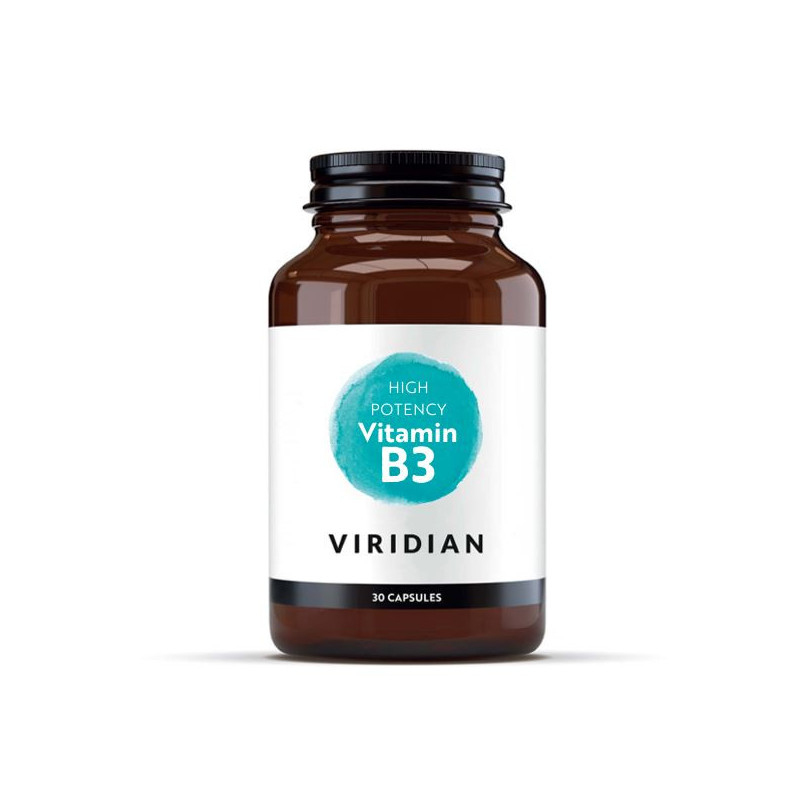 Viridian High Potency Vitamin B3 250mg 30 kapslí