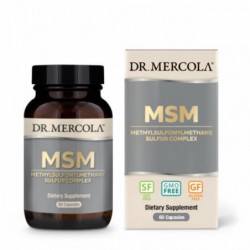 Dr.Mercola MSM organický komplex síry 1000mg 60 kapslí