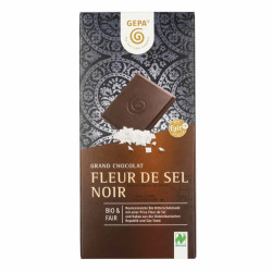 Gepa Hořká čokoláda Fleur de Sel 70% 100g BIO