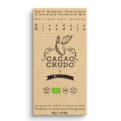 Cacao Crudo RAW hořká čokoláda Gianduja Organic 50g