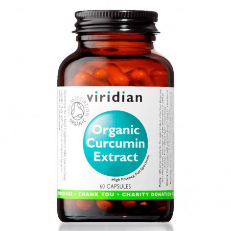 Curcumin Extract 60 kapslí Organic